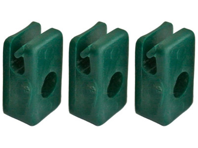 Príchytka Strend Pro METALTEC 1, vodiaca, na napínací drôt, so skrutkou, zelená, bal. 10 ks