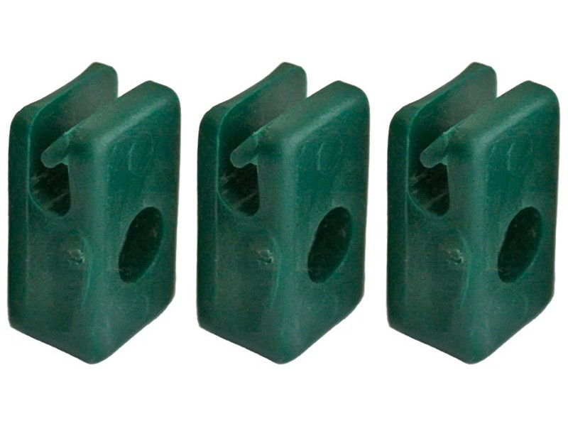 Príchytka Strend Pro METALTEC 1, vodiaca, na napínací drôt, so skrutkou, zelená, bal. 10 ks