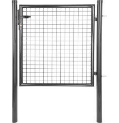 Brána Strend Pro METALTEC ECO 2, 1000/2000/50x50 mm, okrúhly rám, antracit, jednokrídlová, záhradná, ZN+PVC, RAL7016