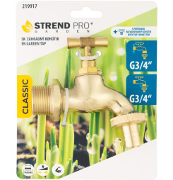 Kohútik Strend Pro, na umývadlo Gardens, mosadzný, 3/4"