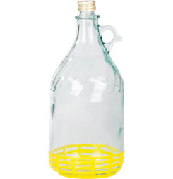 Demižón Strend Pro Stella, 3 lit., sklenený na víno a pálenku s uzáverom