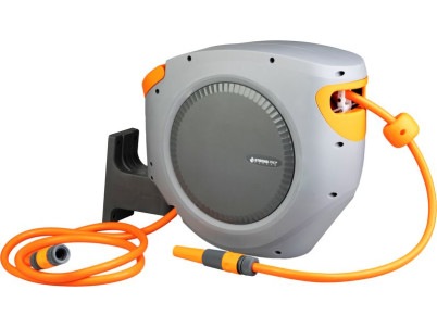 Navíjač Strend Pro Premium, na stenu, automatický 1/2", so záhradnou hadicou L-35+2 m