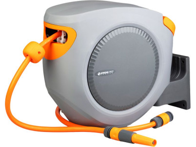 Navíjač Strend Pro Premium, na stenu, automatický 1/2", so záhradnou hadicou L-35+2 m