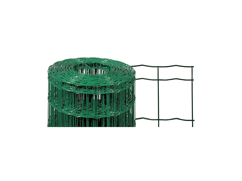 Pletivo EUROPLAST 2, 1800/100x50/2,20 mm, zelené, RAL 6005, Zn+PVC, ohradové, bal. 25 m