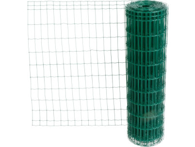 Pletivo EUROPLAST 2, 1000/100x50/2,20 mm, zelené, RAL 6005,, Zn+PVC, ohradové, bal. 25 m