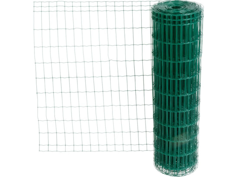 Pletivo EUROPLAST 2, 1000/100x50/2,20 mm, zelené, RAL 6005,, Zn+PVC, ohradové, bal. 25 m