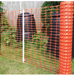Sieť vyznačovacia BARRIER.NET, oranžová, plastová, 1 m, L-30 m, UV, HDPE, na ohraničenie stavby a pozemku