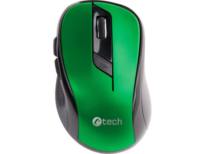C-TECH WLM-02 čierno-zelená bezdrôt. myš