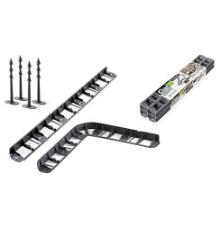 Obruba Garden Border 1045, 8 m, čierna, 28 tŕňov