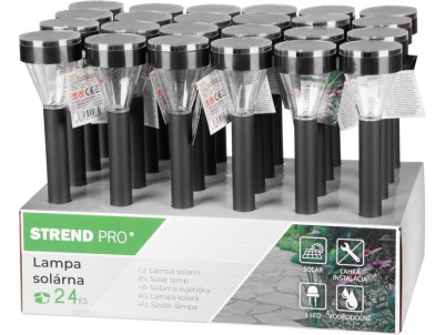Lampa Strend Pro Hamal, 34,5 cm, solárna, 1x LED, AAA, Sellbox 24 ks