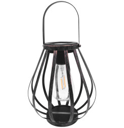 Lampa Strend Pro Hadar, 18x21 cm, solárna, 2x Edison LED, AA