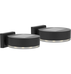 Lampa Strend Pro na stenu/plot, SMD LED, solárna, bal. 2 ks, 14x12x5,5 cm