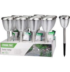 Lampa Strend Pro Baham, 38 cm, solárna, 1xLED, AA, Sellbox 12 ks