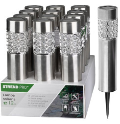 Lampa Strend Pro Wezen, 375 mm, solárna, 1x LED, AAA, Sellbox 12 ks