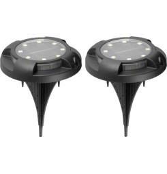 Lampa Strend Pro Strend Pro Crater, 11x14 cm, solárna, 12x SMD LED, AA, 2 ks
