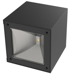 Lampa Strend Pro Garden, solárna, LED svietidlo na stenu/plot, 10x10x10 cm