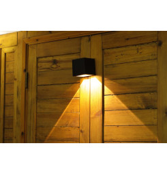 Lampa Strend Pro Garden, solárna, LED svietidlo na stenu/plot, 10x10x10 cm
