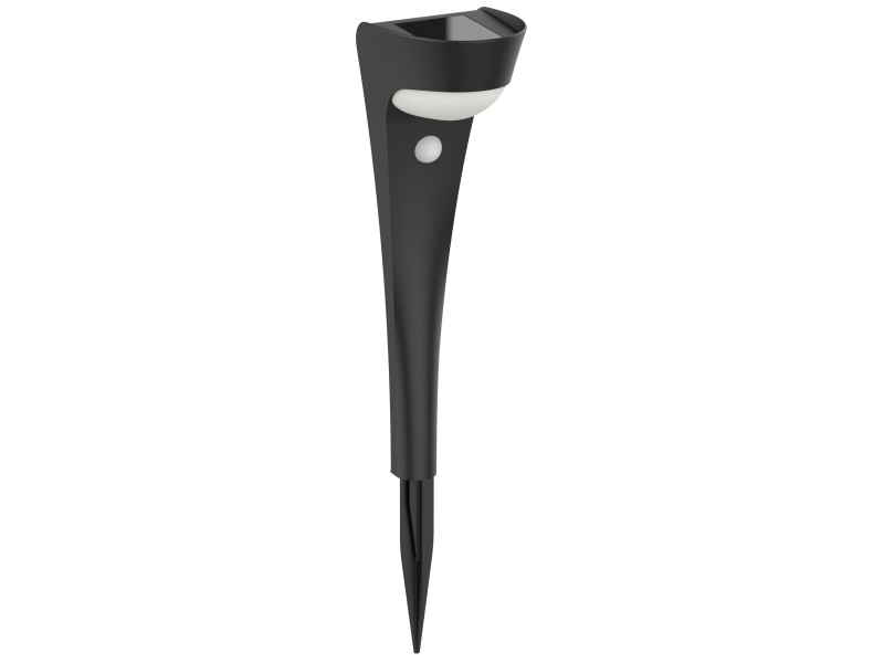 Lampa Strend Pro Garden, solárna, LED, so senzorom pohybu, 10,2x13x52,5 cm