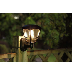 Lampa Strend Pro Garden, solárna, na stenu/plot, 15x15x21 cm