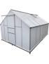Skleník Strend Pro Greenhouse by nemal chýbať vo vašej záhrade. Má veľmi dobré tepelnoizolačné vlastnosti, čím ochráni rastliny pred jarnými prízemnými mrazíkmi a výrazne zvýši vaše pestovateľské úspechy. Skleník disponuje stabilnou a pevnou oceľovou základňou. Konštrukcia je z hliníka a materiál pareniska je polykarbonát s hrúbkou 6 mm, sú odolné proti krupobitiu. Polykarbonát filtruje 99,9% škodlivého UV žiarenia. Rozmery: 250x370x195 cm.
