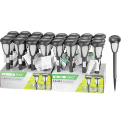 Lampa Strend Pro Garden, solárna, 1x LED, 7x7x37 cm, Sellbox 24 ks