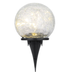 Lampa Strend Pro Garden Crackles, solárne, LED, 10x19 cm