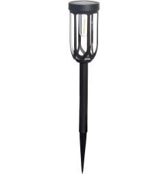 Lampa Strend Pro Garden Elis, solárna, čierna, LED, 7,5x42 cm, Sellbox 12 ks