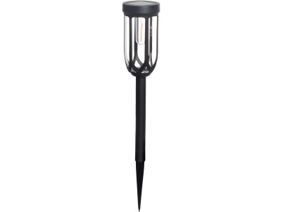 Lampa Strend Pro Garden Elis, solárna, čierna, LED, 7,5x42 cm, Sellbox 12 ks