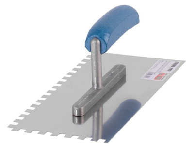 Hladítko Strend Pro Premium, BlueWood, drevená rúčka, 280x130 mm, e4 mm, 0,7 mm, nerez