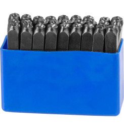 Razidla abeceda HR59105, výška písma 5 mm, písmenková, 27 ks