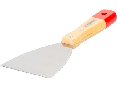 Stierka Strend Pro S0008, 90 mm, oceľ, drevená rúčka
