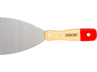 Stierka Strend Pro S0008, 90 mm, oceľ, drevená rúčka