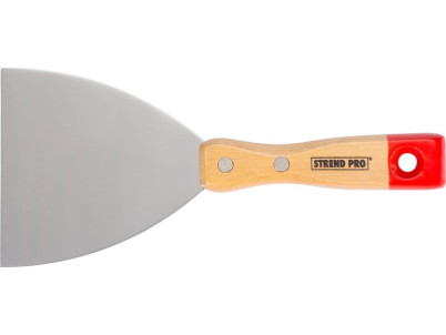 Stierka Strend Pro S0008, 100 mm, oceľ, drevená rúčka