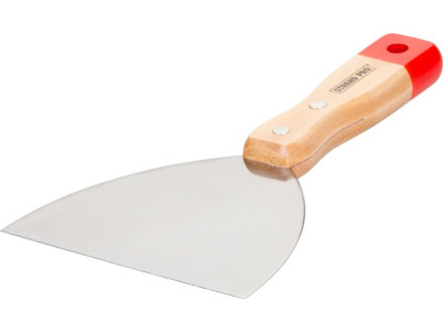 Stierka Strend Pro S0008, 125 mm, oceľ, drevená rúčka