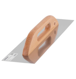 Hladítko Strend Pro Premium, HardWood, drevená rúčka, 380x130 mm, rovné, 0,7 mm, nerezové