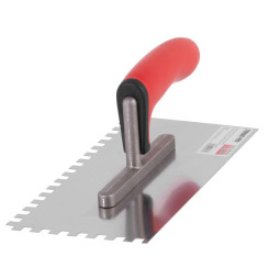 Hladítko Strend Pro Premium BRAVO RED SoftHand, 270x130 mm, 0,7 mm, e10 mm, nerez