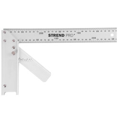 Uholník FSC-08 300 mm, Alu, s uhlomerom