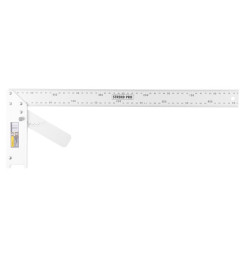 Uholník FSC-08 500 mm, Alu, s uhlomerom