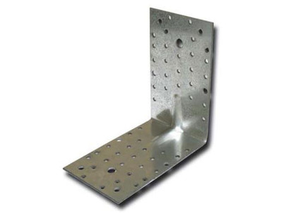 Uholník MA1048, 110x110x80/2,5 mm, Zn, (konzola) rohový, zosilnený
