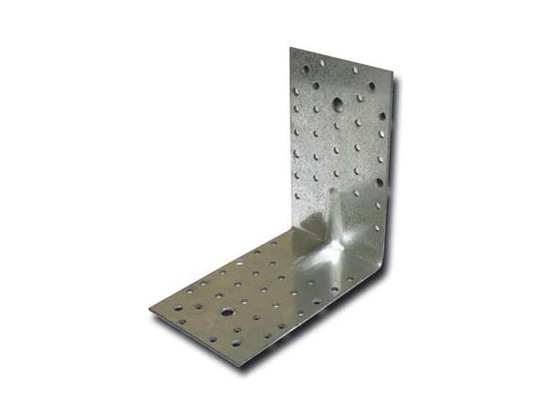 Uholník MA1048, 110x110x80/2,5 mm, Zn, (konzola) rohový, zosilnený