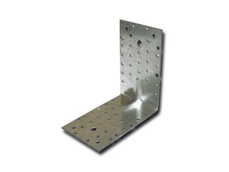 Uholník MA1173, 130x130x100/2,5 mm, Zn, (konzola) rohový, zosilnený