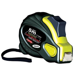 Meter Strend Pro WorkTiger 6E, 5 m, 19 mm, zvinovací, AutoStop, pogumovaný