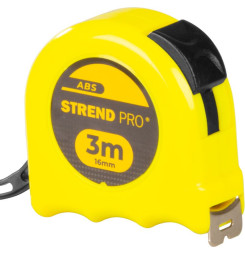 Meter Strend Pro WorkTiger 3 m, 16 mm, zvinovací, ABS