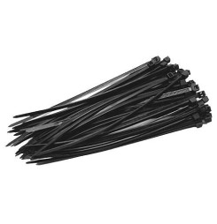 Páska sťahovacia Strend Pro CT66BL, 300x4,8 mm, 50 ks, čierna, nylon, viazacia