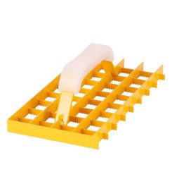 Škrabák na omietku Strend Pro PT-254, 290x150x22 mm, mrežový, zúbkatý