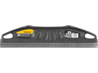 Pravítko Strend Pro TG1040, 300 mm, na tapety, PVC/oceľ