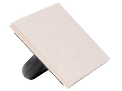 Hladítko Strend Pro BlackEdt, 250x130x8 mm, ABS, plsť biela