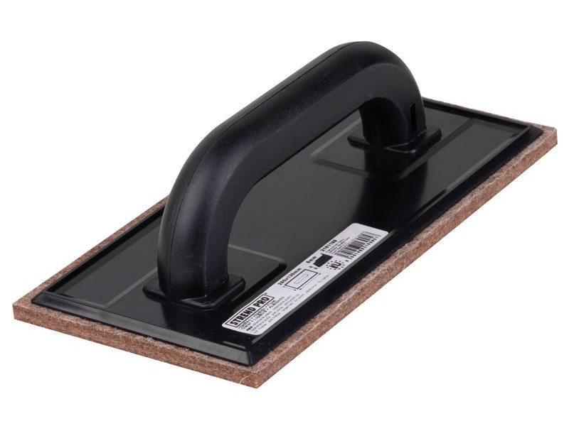 Hladítko Strend Pro BlackEdt, 250x130x8 mm, ABS, plsť hnedá, hobby