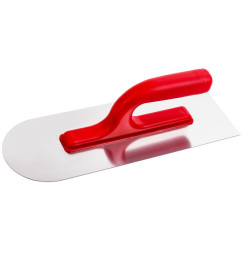 Hladítko Strend Pro Premium, REDhand, U-TYPE, plast. rúčka, zaoblené, 320x110 mm, 0,7 mm, nerez