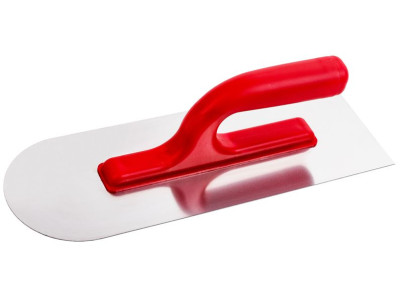 Hladítko Strend Pro Premium, REDhand, U-TYPE, plast. rúčka, zaoblené, 320x110 mm, 0,7 mm, nerez